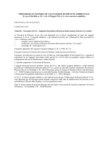 Macro Carrier - Provincia di Piacenza
