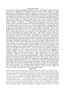 Le riforme dei Gracchi Nel II secolo a.C. esplose il problema dei