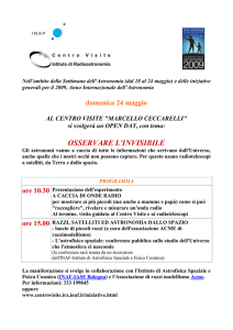 Programma Open Day 24 Maggio - "E. Fermi"