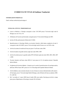CurriculumTamburiniEmiliano