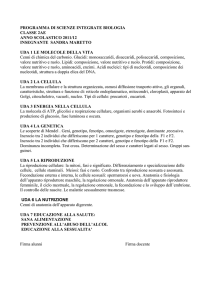 uda 1 le molecole della vita