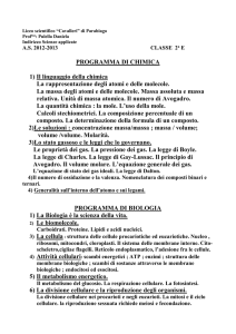 Liceo scientifico “Cavalleri” di Parabiago Profssa: Pulella Daniela