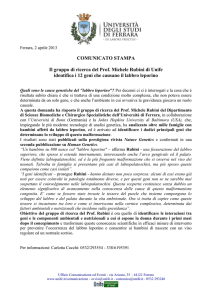 Cs Ricerca Prof. Rubini