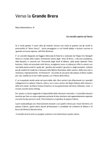 Verso la Grande Brera Nota Informativa n. 8 Un cancello aperto sul