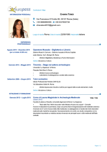 Europass CV - Celeste Prize