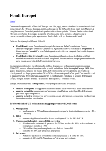 Fondi Europei diretti e indiretti