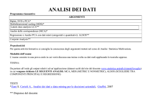ANALISI DEI DATI - statistica@unimib