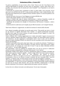 leggi testimonianza di Dino