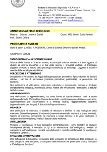 PROGRAMMA- Magiotti - IASS SCIENZE UMANE