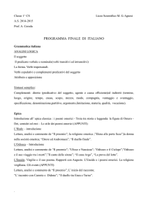 Classe 1^ C esercizi di latino Liceo Agnesi Merate