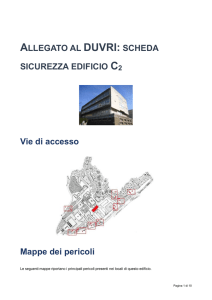 Allegato al DUVRI: scheda sicurezza edificio C2