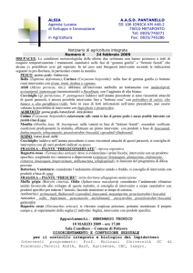 Nel periodo della fioritura, pertanto, si raccomanda