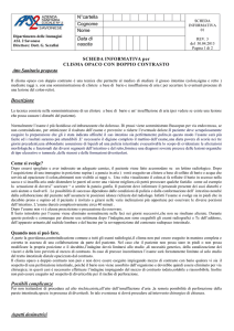 Scheda informativa 1 - clisma opaco con doppio