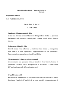 Fisica - Principe Umberto