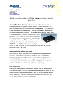 Contatto per i Media: Advantech Europe Lucia Falena Tel: 02