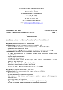 Istituto Magistrale Paritario Bambin Gesù Sperimentazione “Brocca
