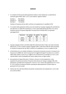 ESERCIZI - Università degli Studi di Roma "Tor Vergata"
