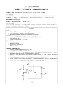 Esercitazione N. 2