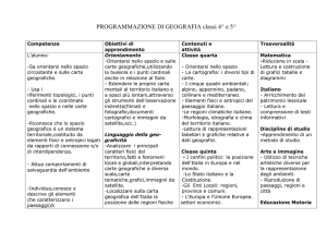 geografia classi 4