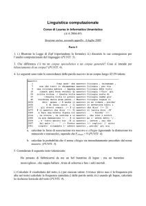 Linguistica computazionale