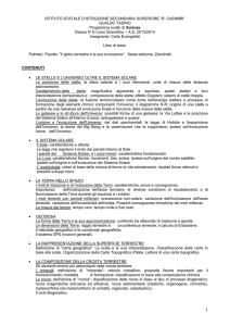 Programma svolto di Scienze