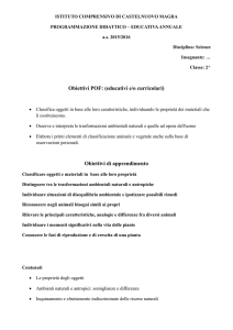 Competenze - Istituto Comprensivo di Castelnuovo Magra