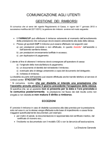 COMUNICAZIONE AGLI UTENTI