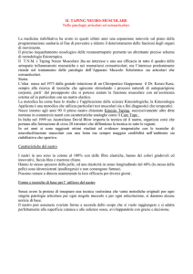 il taping neuro-muscolare