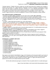 Proposta Celebrazione dell`ACR per Natale