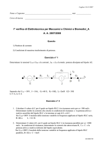 Esercizio n° 1