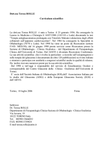 Curriculum scientifico