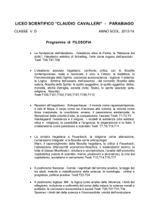 LICEO SCIENTIFICO “CLAUDIO CAVALLERI”