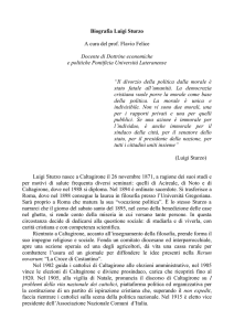Luigi Sturzo nasce a Caltagirone il 26 novembre