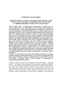 Comunicato stampa Rubino