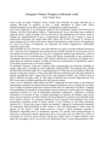 O2-O3 Terapia e infezioni virali .