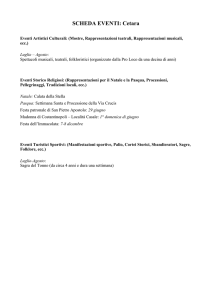EVENTI: Scheda di Cetara