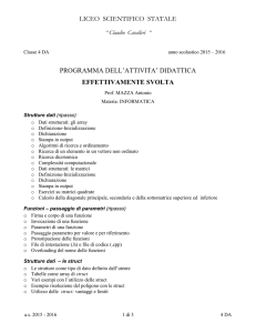 Programmazione orientata agli oggetti