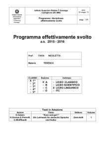 2015-2016_programma - Istituto Statale " Francesco Gonzaga "