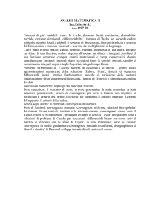 analisi matematica ii
