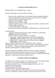 appunti sulla rivoluzione boscevica