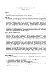 progetto di ricerca 2005 – a12
