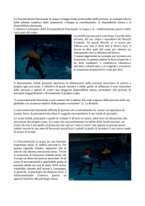 La Psicomotricità Funzionale in acqua sviluppa molte potenzialità