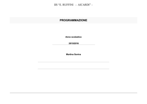 Savina - programmazione .3 a-b - E.Ruffini