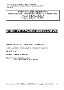 corso: tecnico delle industrie elettriche