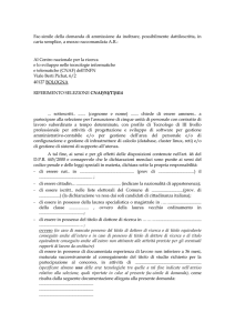 Scarica la domanda