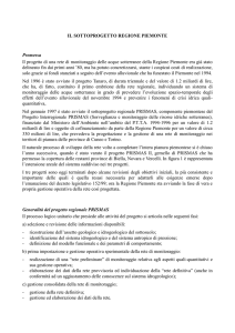 3 La rete di monitoraggio delle acque sotterranee
