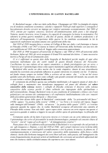 l`epistemologia di gaston bachelard