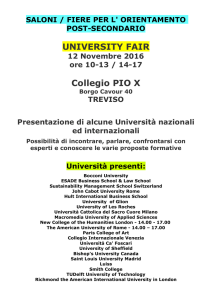 SALONI / FIERE PER L` ORIENTAMENTO POST