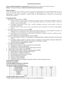 Elementi di Sistemi Esperti