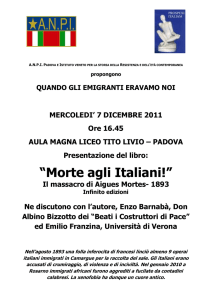 A.N.P.I. Padova e Istituto veneto per la storia della Resistenza e dell